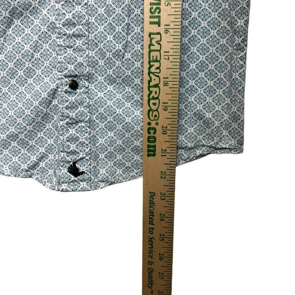 Cody James Woman’s blue/green snap button  slim fit x small - Picture 4 of 15